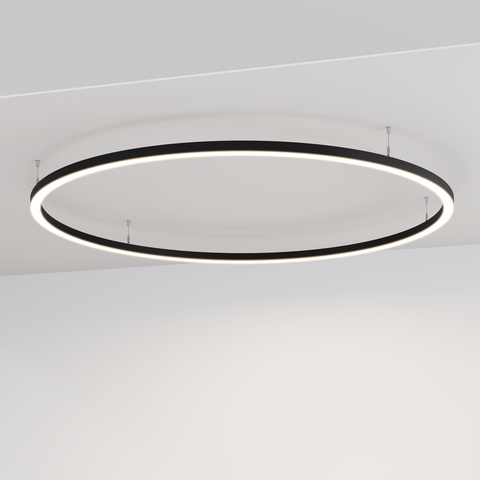 Радиусный профиль Maytoni 35x35 Ø1500мм 1/8 круга черный ALM-3535R-B-D-45°-1.5M