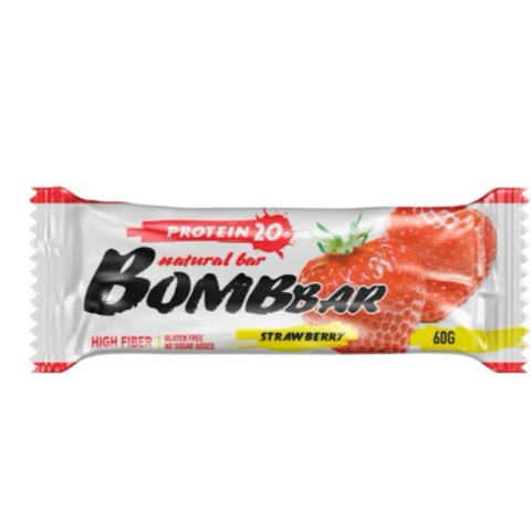 Баточник неглазированный BOMBBAR Клубника 60гр