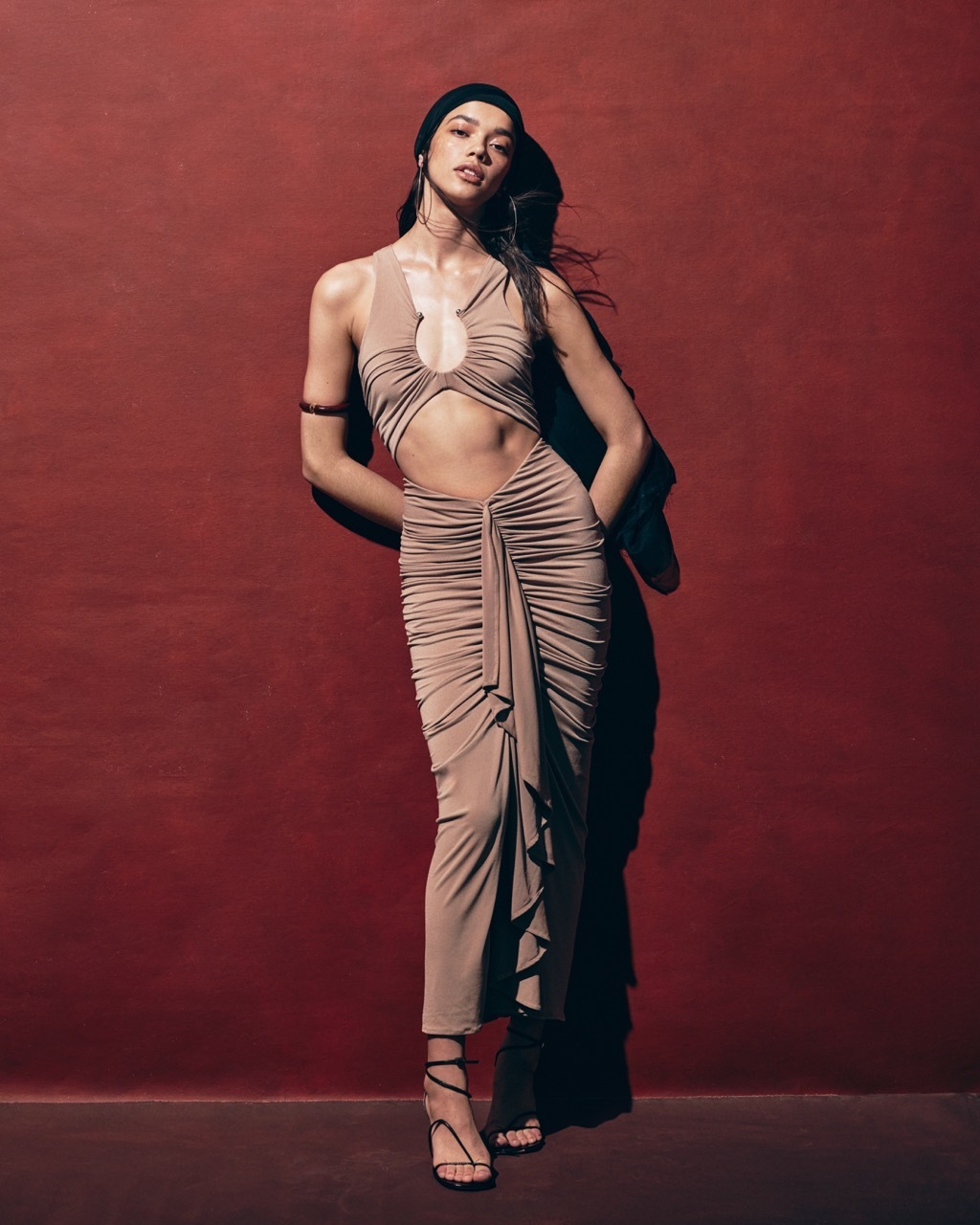 Платье Клеопатра бежевое