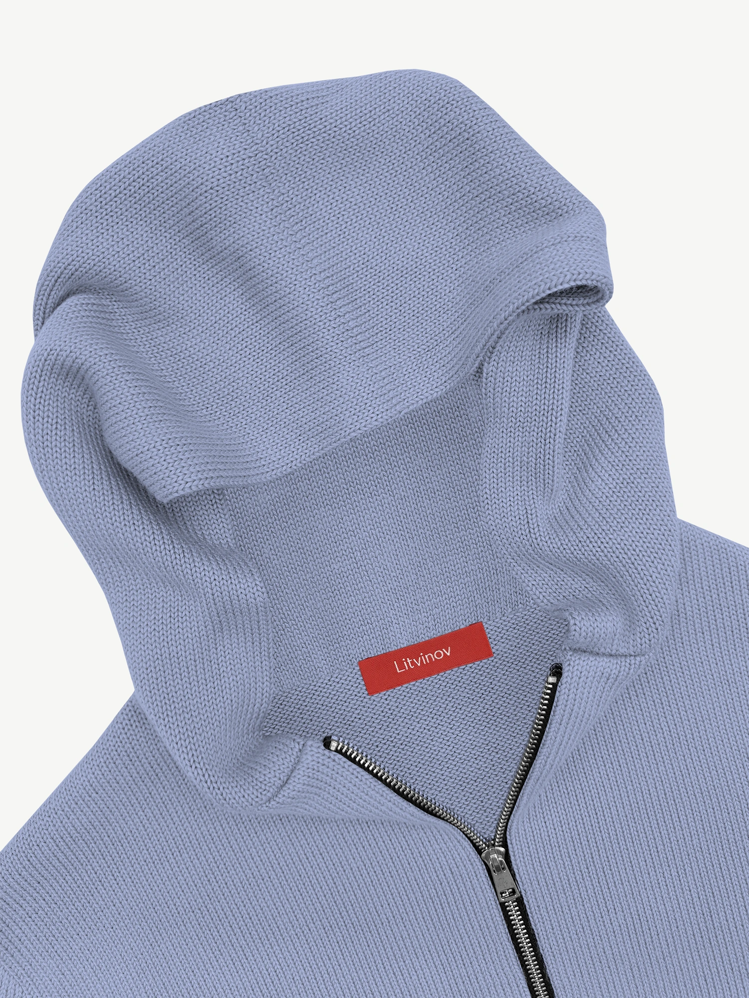 Толстовка на замке из кашемира