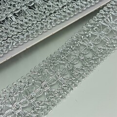 Тесьма люрекс, ш. 3,5 см.