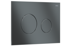 Скоро на складе! Панель двойного смыва RIVO Touch neo Хром матовый (matte CHROME)