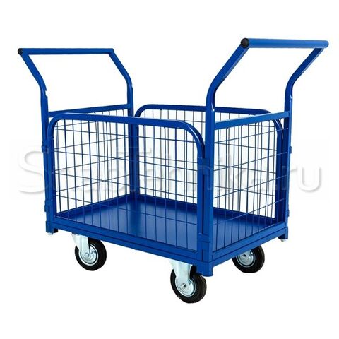 Тележка платформенная с сетчатыми бортами ТП-6С (800х1200) К-160