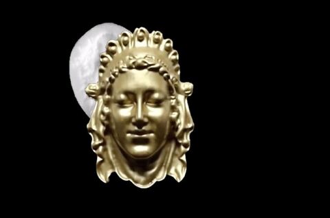 Силиконовый молд № 2109 Маскарон