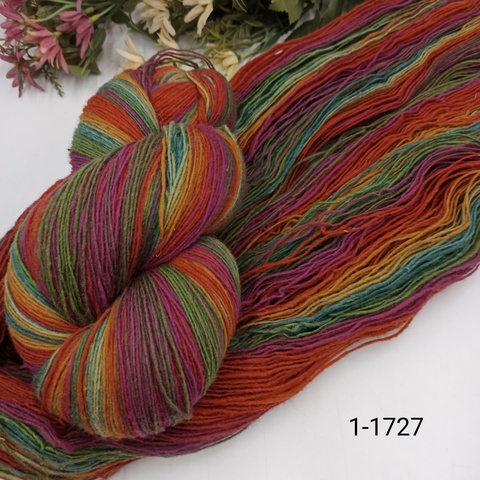 Дундага 6/1 шерсть секционного окрашивания 01-1727 420м/100гр