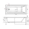 Aquanet 362711 Ванна AURA 165*70 к/с110 (362711)
