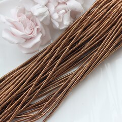 Гематин гематит, цилиндрические бусины, 3*2 мм, шоколад, 1 нить, ГМ091