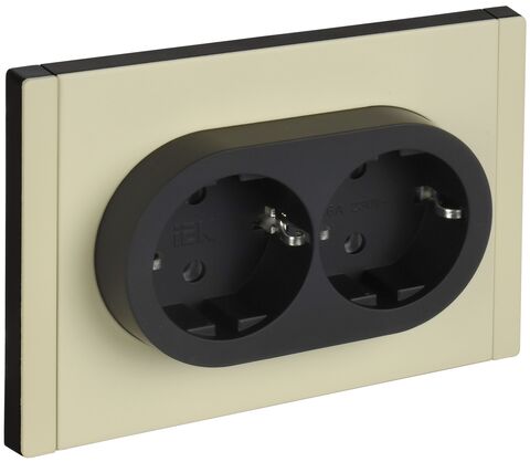 FORTE&PIANO Роз. 2-я с з/к без з/ш б/к 16А FP824M сл. IEK