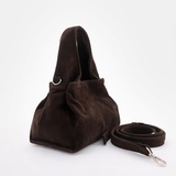 Сумка Саломея 2026 эко-замша кофе