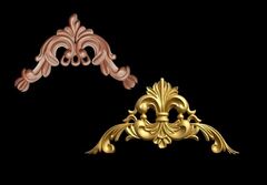 Силиконовый молд № 109 Два вензеля