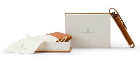 Подставка для заметок Graf von Faber-Castell обтянутая кожей коричневая