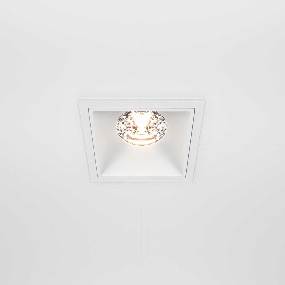 Встраиваемый светильник Maytoni Alfa LED DL043-01-15W3K-D-SQ-W