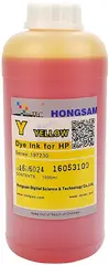 Чернила водные DCTec yellow 1000 мл для плоттеров HP DJ 500, 800, K550, K8400. Серия 197230