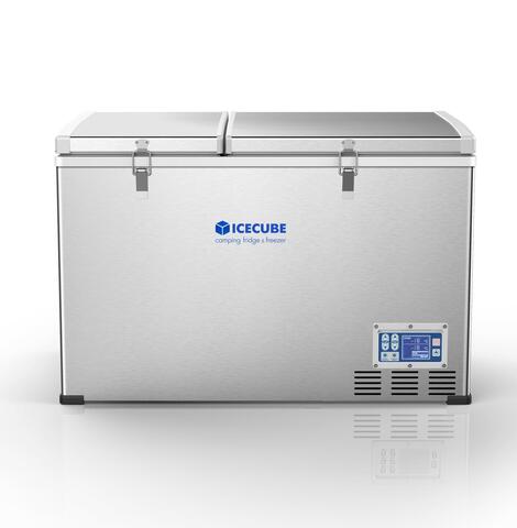 Компрессорный автохолодильник ICECUBE IC80 (Двухкамерный, 12V/24V/220V, 70л)