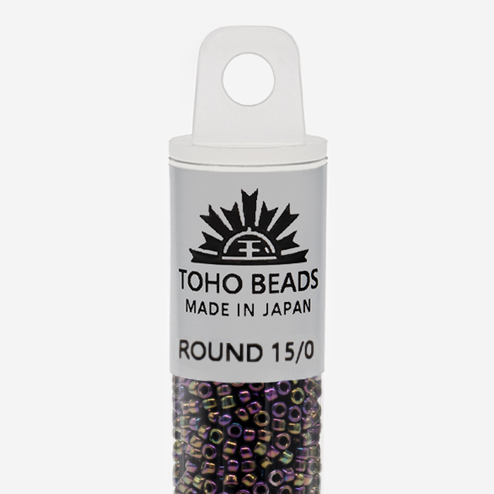 Японский бисер TOHO Round 15/0 (№85), металлизированный, непрозрачный глянцевый