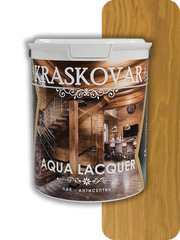 Лак-антисептик Kraskovar Aqua Lacquer для дерева и камня орегон