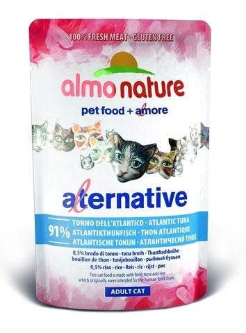 Паучи Almo Nature Alternative - Atlantic Tuna
