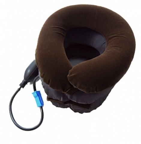 Массажный воротник для шеи Cervical Neck Traction Device (Коричневый)
