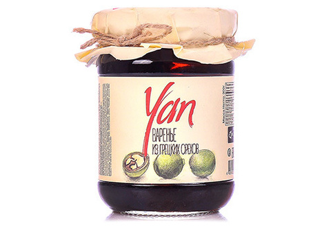 Варенье из грецких орехов Yan, 300г