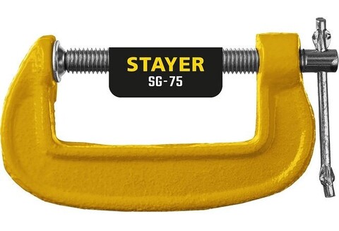 3215-075_z02	SG-75 струбцина тип G 75 мм, STAYER