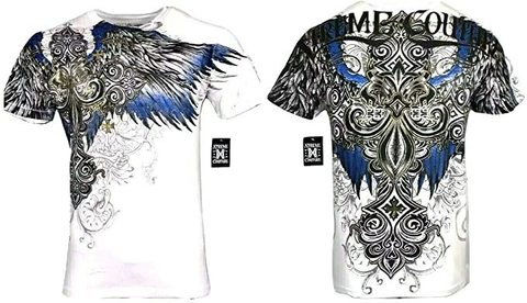 Xtreme Couture | Футболка мужская ENSIGN X1239I от Affliction перед и спина