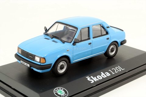 Skoda 120L 1984 sky blue Abrex 1:43