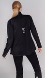 Женский утеплённый лыжный костюм Nordski Base Black-Red с высокой спинкой