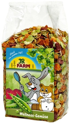 JR Farm Wellness лакомство для грызунов Овощные хлопья 600г