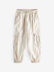 Брюки карго для девочки Next N31-205, Молочный