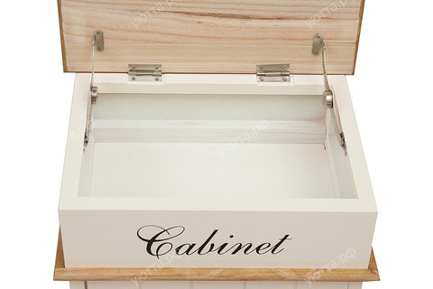 Тумба с 3 ящиками Cabinet (69*38*28 см) - Белый - купить 4