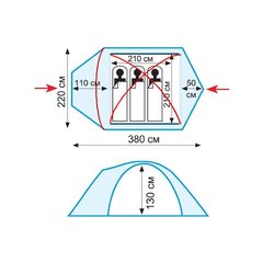 Палатка Tramp Mountain 3 V2
