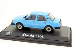 Skoda 120L 1984 sky blue Abrex 1:43