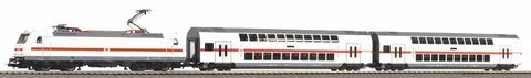 Стартовый набор с электровозом BR 146+ 2 IC DoSto DB AG & B VI, рельсы на подложке