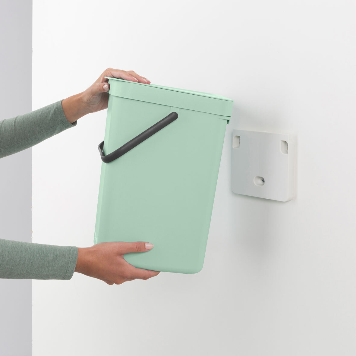 Встраиваемое мусорное ведро Sort & Go (12 л), Мятно-голубой, арт. 211829 - фото 3