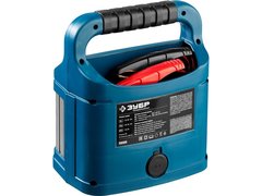 ЗУБР ЗУ-240, 6/12/24 В, 2-12 А, розетка 12 В, интеллектуальное зарядное устройство для аккумуляторов, Профессионал (59305)