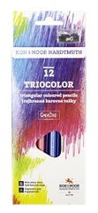 Карандаши цветные TRIOCOLOR 3132, 12 цветов с точилкой