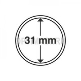 Круглые капсулы диаметром для монеты 31 mm, упаковка 10 шт.