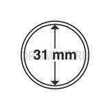 Круглые капсулы диаметром для монеты 31 mm, упаковка 10 шт.
