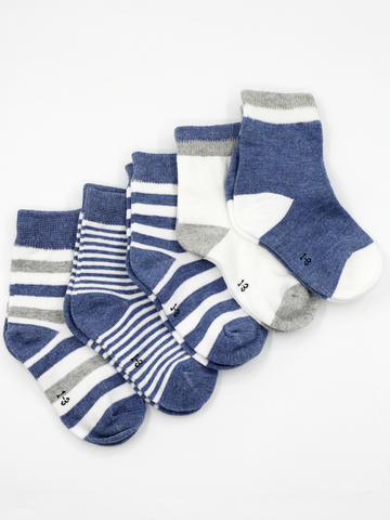 Детские носки - 1-3 года 10-14 см. Комплект 5 пар 