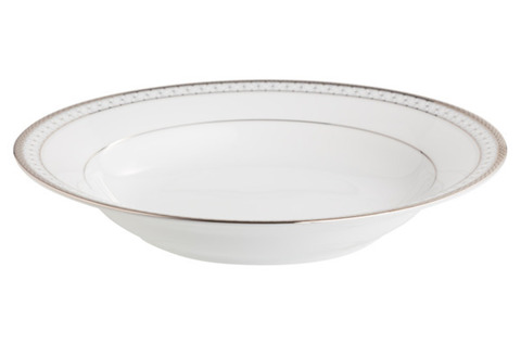 Тарелка суповая 22.6см Noritake Рочестер платиновая