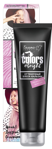 Белита М Hot colors Оттеночный блеск-бальзам Неоновая фуксия 90г