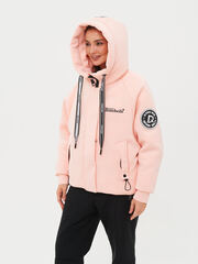 Женская горнолыжная куртка BATEBEILE розового цвета