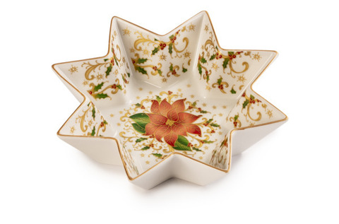 Салатник порционный 17см Lamart Palais Royal Рождественская звезда