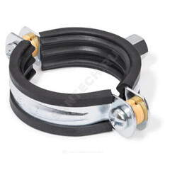 Хомут опорный сталь оц с резиновой прокладкой Дн 50 М8 Rehau 11205341001