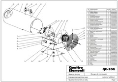 Трубка QUATTRO ELEMENTI QE-20G ф4/220 2020  подачи газа (243-943-124)