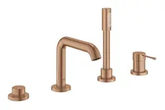 GROHE Essence 25251DL1 Смеситель для ванны на 4 отверстия, на край ванны, теплый закат матовый фото