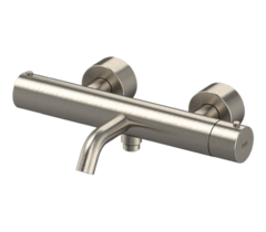 Remer SSXT05 Смеситель термостатический для ванны Remer X Style INOX SSXT05, нержавеющая сталь фото