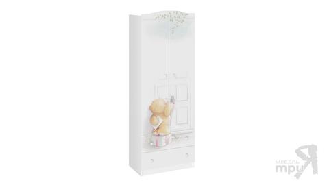 Шкаф комбинированный «Тедди» ТД-294.07.22 Текстура: Белый с рисунком.