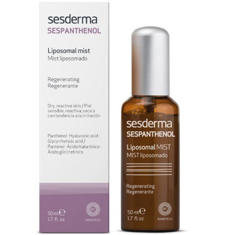 Sesderma SESPANTHENOL: Спрей-мист липосомальный восстанавливающий для лица (Liposomal Mist)