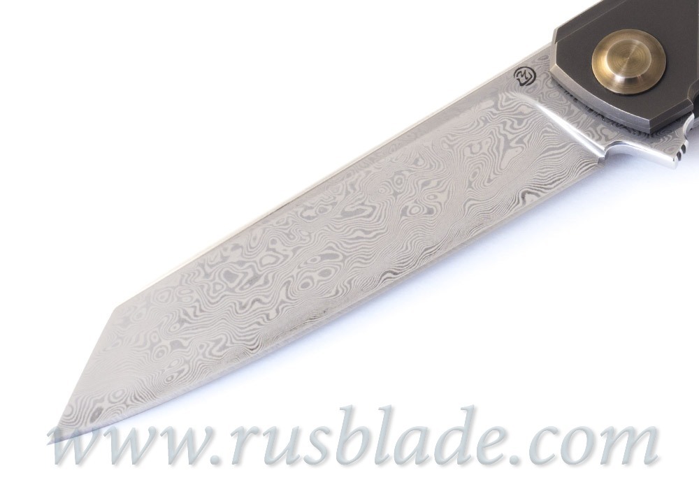 Cheburkov Dragon Damascus Folding Knife Limited # 100 - фотография 